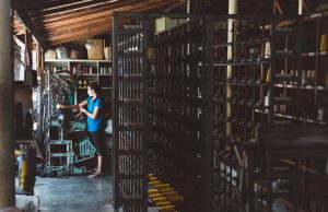factory, thread, roll, machine, steel, people, work